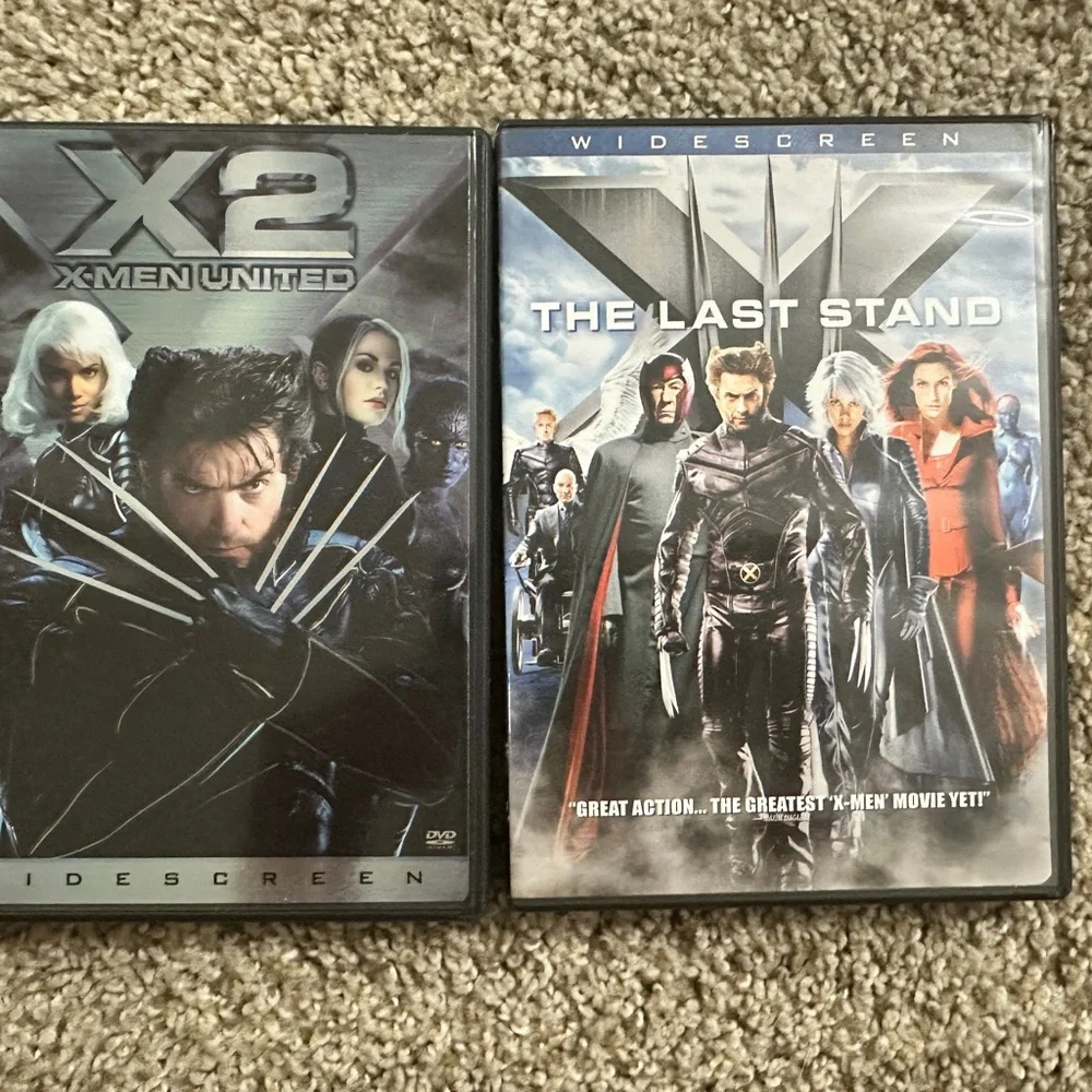 X-Men DVD Set: X2 and The Last Stand